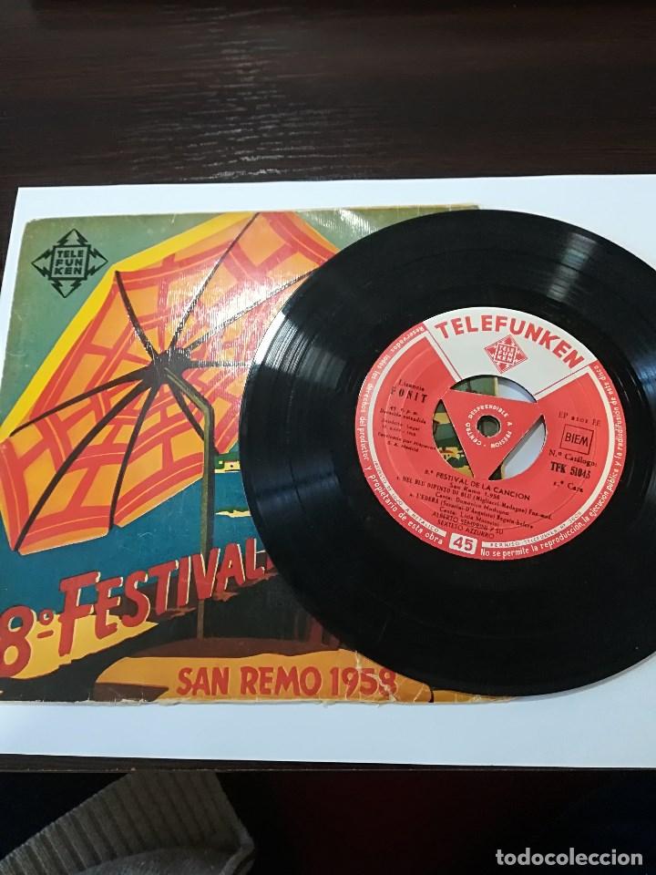 Sanremo 1958 Nel Blu Dipinto Di Blu