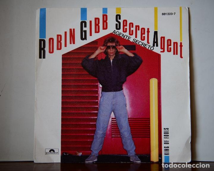 Discos de vinilo: Robin Gibb - Secret agent (Polydor,1984) - Foto 1