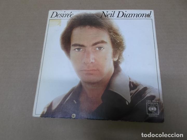 Discos de vinilo: NEIL DIAMOND (SN) DESIREE A&Ntilde;O 1977 - Foto 1
