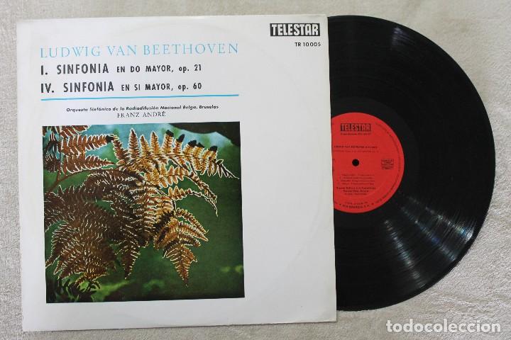 Discos de vinil: LUDWIG VAN BEETHOVEN SINFONIA 1 SINFONIA IV LP VINYL MADE IN SPAIN 1963