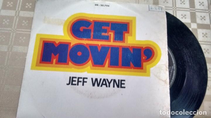 Discos de vinilo: SINGLE (VINILO) DE JEFF WAYNE A&Ntilde;OS 70 - Foto 1