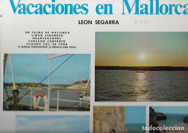 Discos de vinilo: VINILO  VACACIONES EN MALLORCA LEON SEGARRA - Foto 1