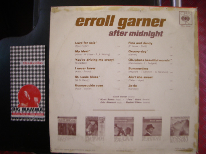Discos de vinilo: ERROLL GARNER- AFTER MIDNIGHT. LP - Foto 2
