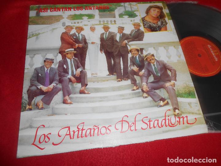 Disques de vinyle: LOS ANTA&Ntilde;OS DEL ESTADIUM ASI CANTAN LOS ANTA&Ntilde;OS LP 1985 DISCOMODA VENEZUELA