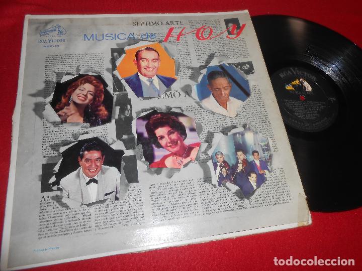 Disques de vinyle: SEPTIMO ARTE MUSICA DE HOY LP RCA PROMO MEXICO AGUSTIN LARA+LIBERTAD LAMARQUE+ETC