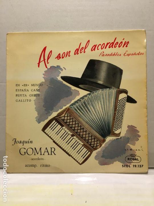 Discos de vinilo: SINGLE DE JOAQUIN GOMAR A&Ntilde;O 1958 - Foto 1