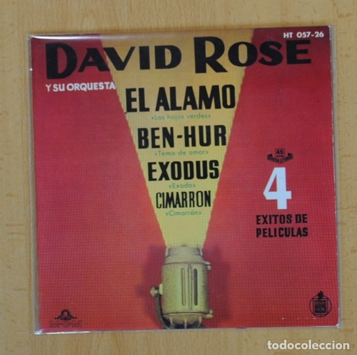 Discos de vinilo: DAVID ROSE - LAS HOJAS VERDES + 3 - EP - Foto 1