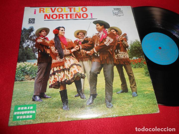Disques de vinyle: &iexcl;REVOLTIJO NORTE&Ntilde;O! LP 1974 ZAFIRO EDICION ESPA&Ntilde;OLA SPAIN RECOPILATORIO LOS DOS BRAVEROS+R.ROJAS+ETC