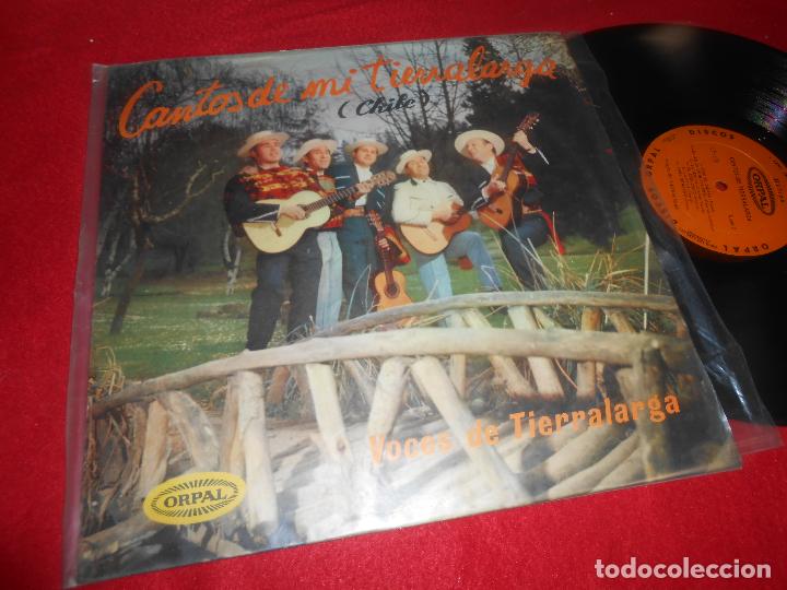 Disques de vinyle: VOCES DE TIERRALARGA CANTOS DE MI TIERRALARGA LP ORPAL LP-129EDICION CHILE