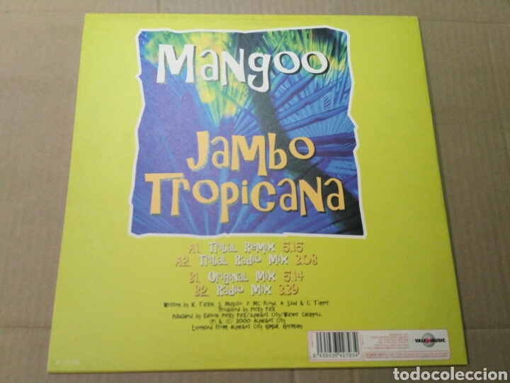 Discos de vinilo: Mangoo - Jambo Tropicana - Foto 2