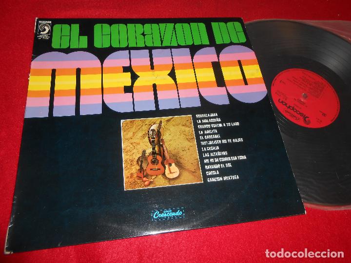 Disques de vinyle: EL CORAZON DE MEXICO LP 1973 DISCOPHON EDICION ESPA&Ntilde;OLA SPAIN RECOPILATORIO