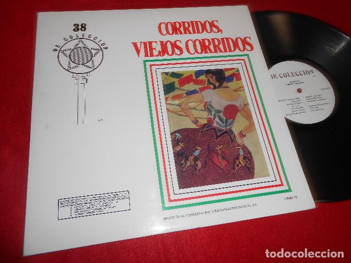 Disques de vinyle: CORRIDOS VIEJOS CORRIDOS LP 1992 DE COLECCION GATEFOLD EDICION MEXICO RECOPILATORIO TRIO LUNA+ETC