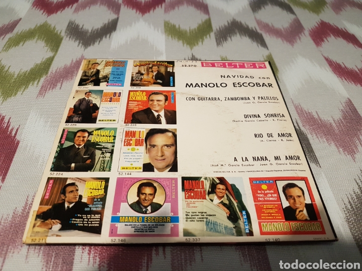 Discos de vinilo: MANOLO ESCOBAR NAVIDAD! BELTER - Foto 2