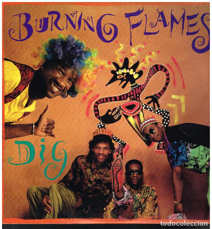 Discos de vinilo: BURNING FLAMES - DIG - LP 1991 - ED. USA - Foto 1