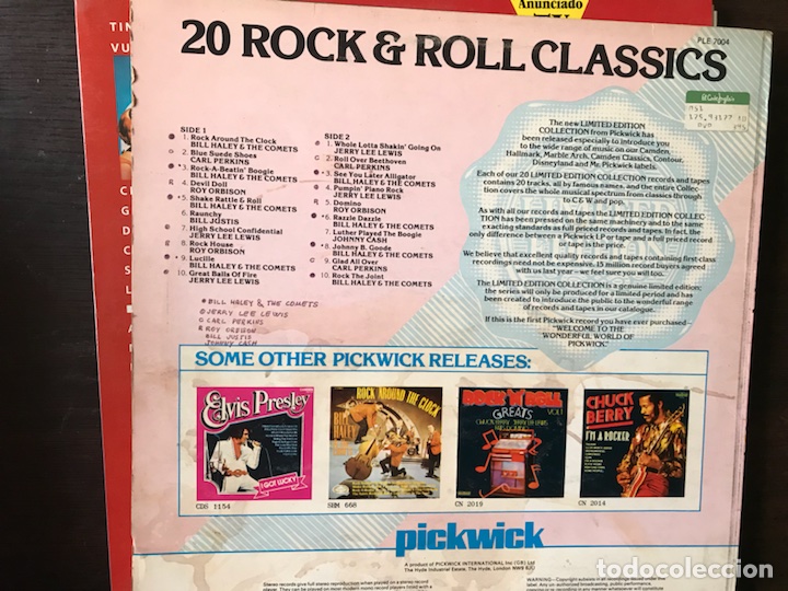 Discos de vinilo: 20 original rock and roll classics - Foto 2