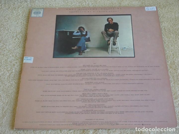 Discos de vinilo: Andy Williams &ndash; Solitaire USA 1973 Columbia - Foto 2