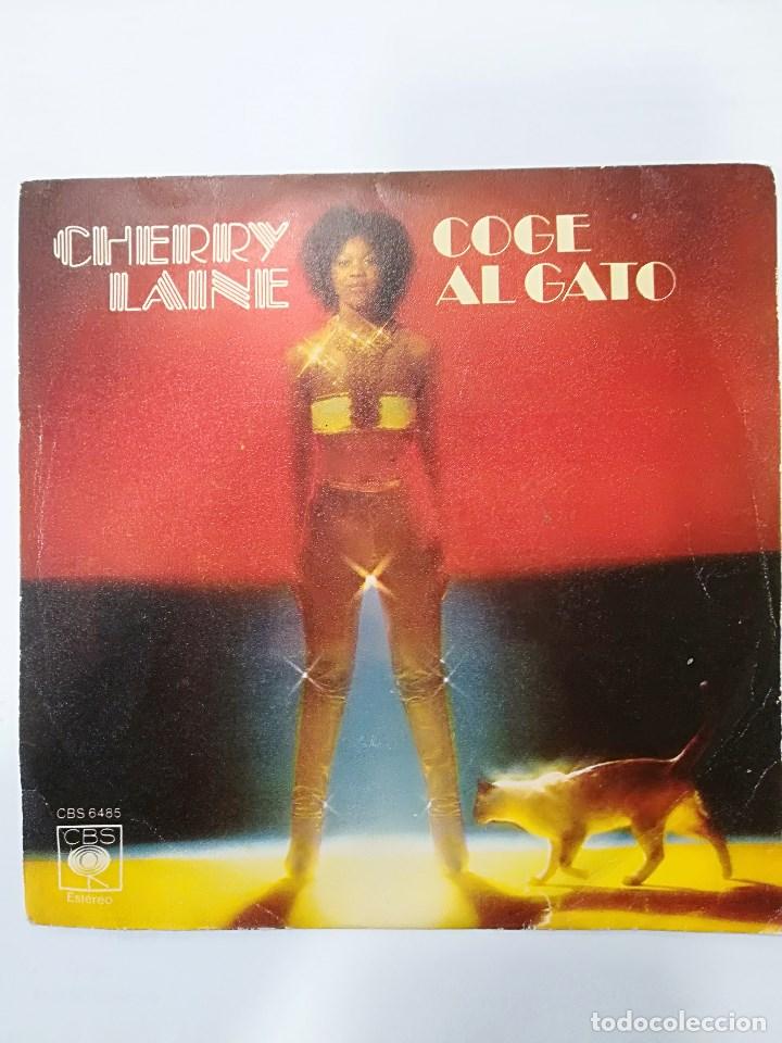 Discos de vinilo: CHERRY LANE: CATCH THE CAT / COME ON AND SING - Foto 1