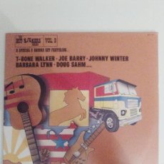 Discos de vinilo: THE HITKICKERS SERIES VOL 9 3LP (1976 FESTIVAL USA) JOHNNY WINTER T-BONE WALKER DOUG SAHM JOE BARRY. Lote 111934675