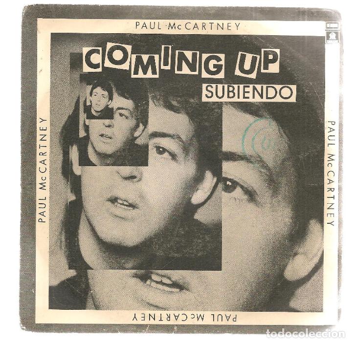 Discos de vinilo: DISCOS: COMING UP. PAUL MC CARTNEY. SINGLE.  (C/E1) - Foto 1