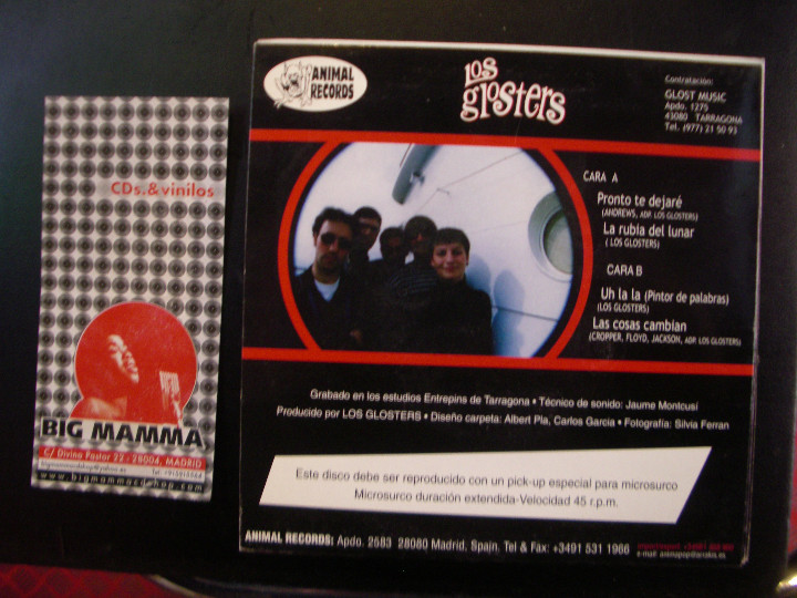 Discos de vinilo: LOS GLOSTERS- UH LA LA. EP. - Foto 2