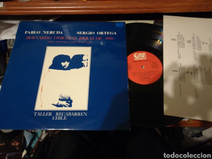 Disques de vinyle: Taller recabarren chile Bernardo o'higgins Riquelme,1810.espa&ntilde;a 1979