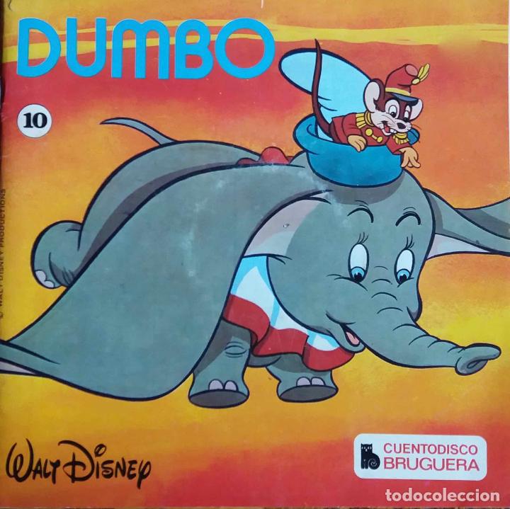 Discos de vinilo: DUMBO, CUENTO DISCO BRUGUERA + LIBRETO - SINGLE DE VINILO - Foto 1