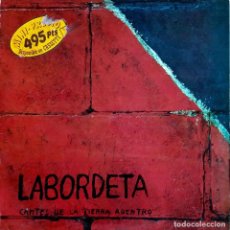 Discos de vinilo: JOSÉ ANTONIO LABORDETA, CANTES DE LA TIERRA ADENTRO. LP CON 2 ENCARTES CON LETRAS