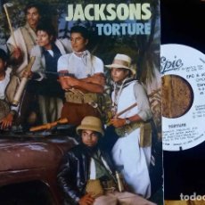 Discos de vinilo: JACKSONS, TORTURE. SINGLE ESPAÑA PROMOCIONAL UNA SOLA CARA