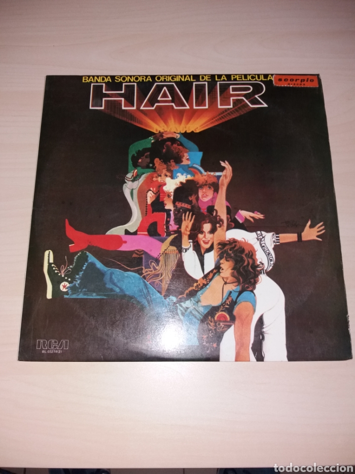 Discos de vinilo: Doble &aacute;lbum HAIR - Foto 1