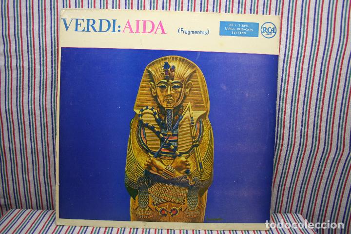 Discos de vinilo: LP FRAGMENTOS DE A&Iuml;DA DE VERDI - Foto 1