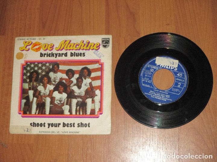 Discos de vinilo: LOVE MACHINE - BRICKYARD BLUES - SPAIN - PHILIPS - T - - Foto 1
