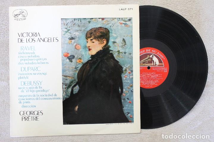 Discos de vinil: VICTORIA DE LOS ANGELES RAVEL DUPARC DEBUSSY GEORGES PRETRE LP VINYL MADE IN SPAIN 1964