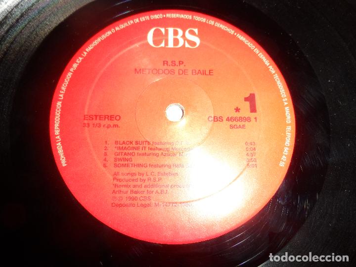 Discos de vinilo: RSP - METODOS DE BAILE (RECOPILATORIO) - Foto 3