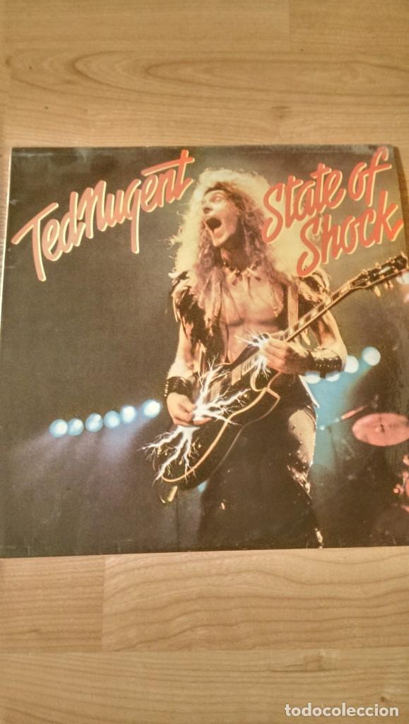 Discos de vinilo: LP TED NUGENT &laquo;STATE OF SHOCK&raquo; - Foto 1
