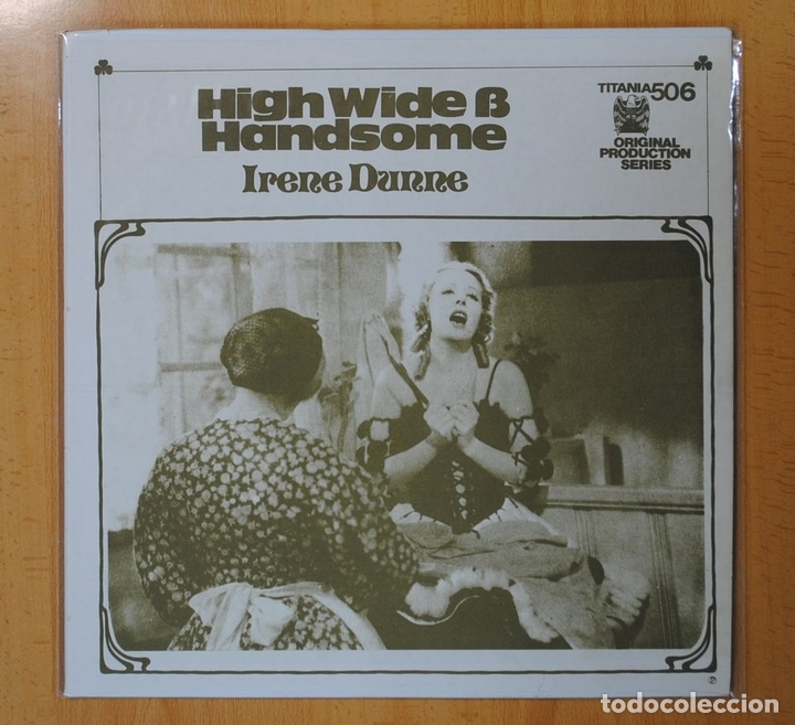 Discos de vinilo: IRENE DUNNE - HIGH WIDE B HANDSOME - LP - Foto 1