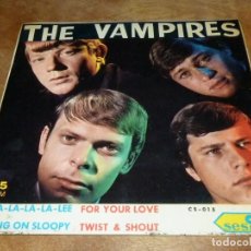Discos de vinilo: DIFICIL THE VAMPIRES EP SESION 1966 SHA LA LA LA LEE HANG ON SLOOPY + 2 BEAT GARAGE INSTRUMENTAL