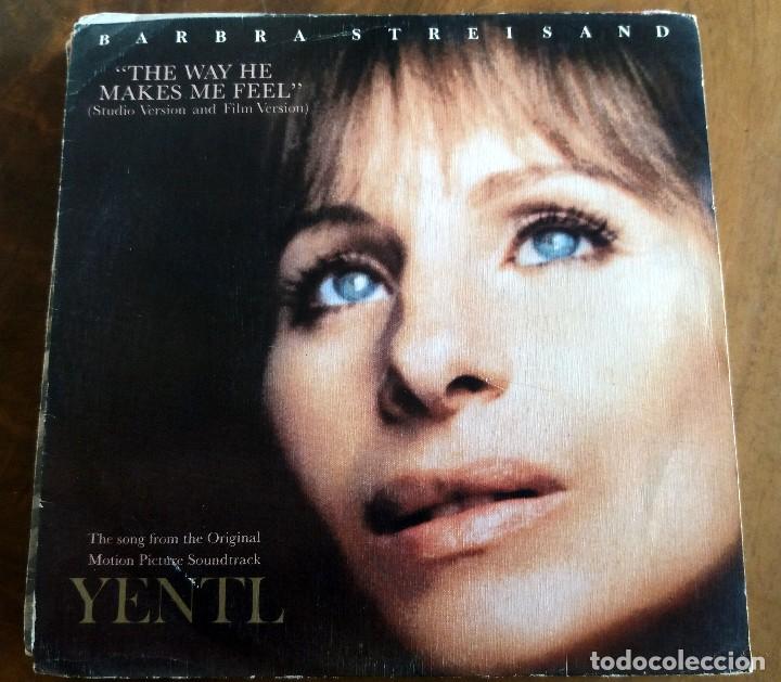 Discos de vinilo: SINGLE - BARBRA STEISAND - YENTL - CBS A 3888 - Foto 1