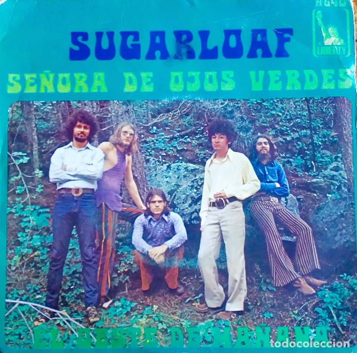 Discos de vinilo: SUGARLOAF. SE&Ntilde;ORA DE OJOS VERDES. SINGLE ESPA&Ntilde;A - Foto 1