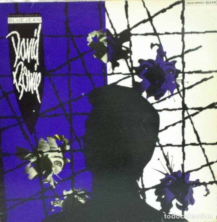 Discos de vinilo: DAVID BOWIE - BLUE JEAN MAXI SINGLE SPAIN 1984 - Foto 1