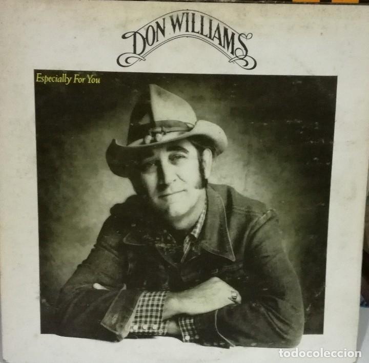 Discos de vinilo: DON WILLIAMS - ESPECIALLY FOR YOU LP SPAIN 1981 - Foto 1