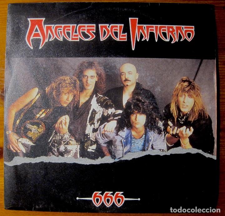 Discos de vinilo: ANGELES DEL INFIERNO. SINGLE 666 - Foto 1