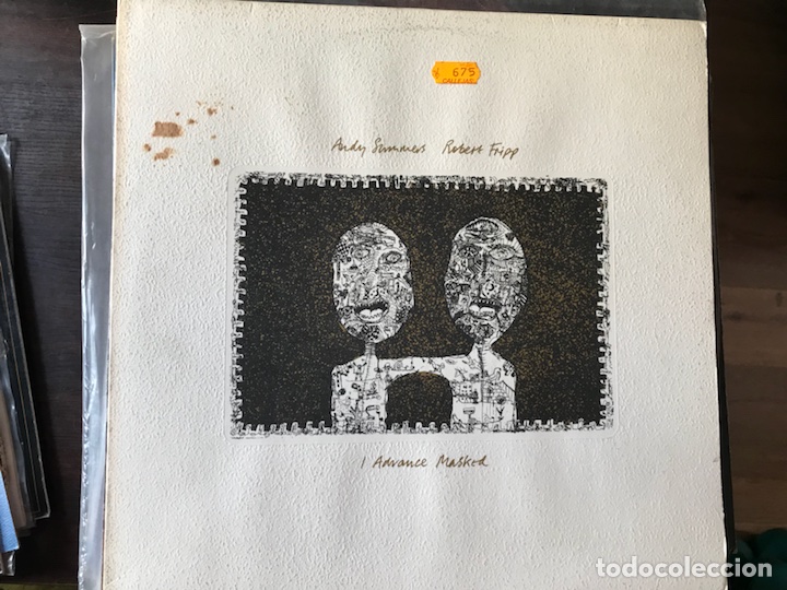 Discos de vinilo: I advance masked. Andy Summer, Robert Fripp - Foto 1