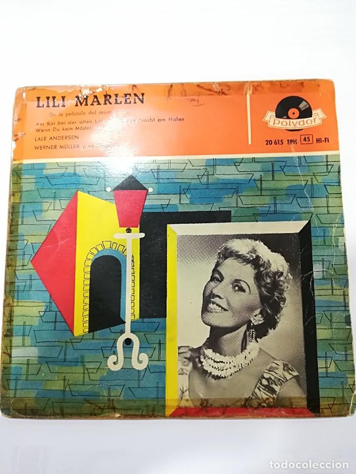 Discos de vinilo: LALE ANDERSEN - WERNER MULLER : LILI MARLENE Y OTROS 3 - Foto 1