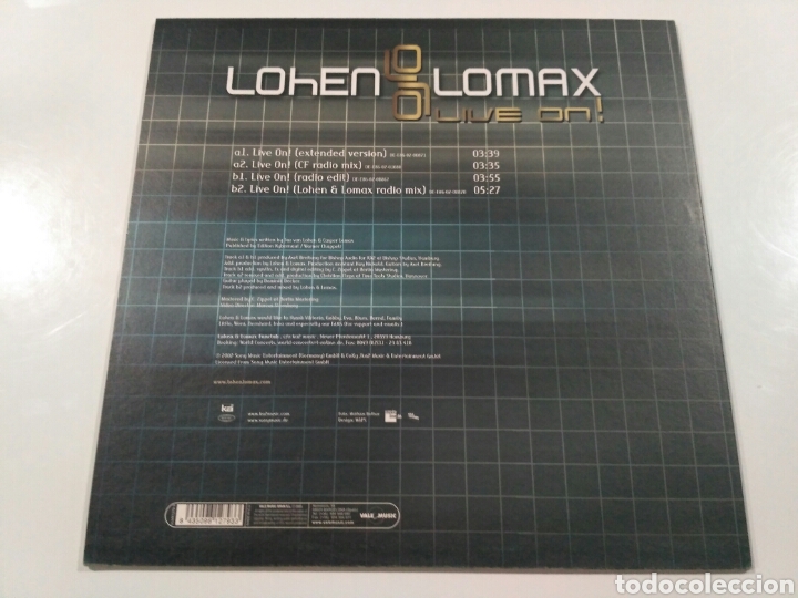 Discos de vinilo: Lohen & Lomax - Live On! - Foto 2