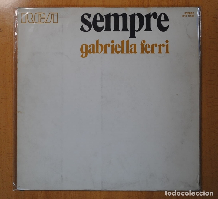 Discos de vinilo: GABRIELLA FERRI - SEMPRE - LP - Foto 1