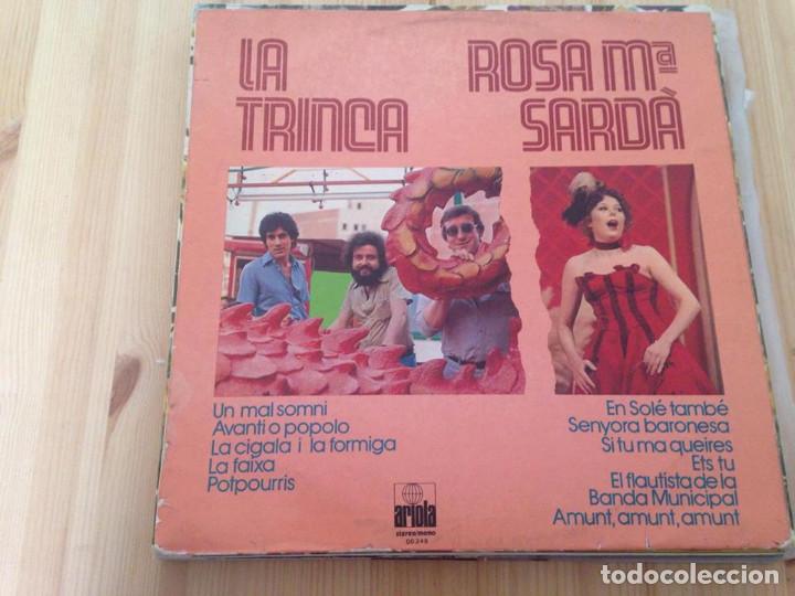 Discos de vinilo: Various &lrm;- La Trinca - Rosa M&ordf; Sard&agrave; - Foto 1