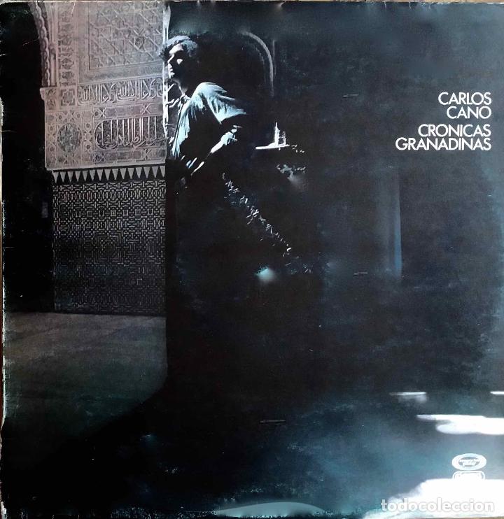 Discos de vinilo: CARLOS CANO, CR&Oacute;NICAS GRANADINAS. LP - Foto 1