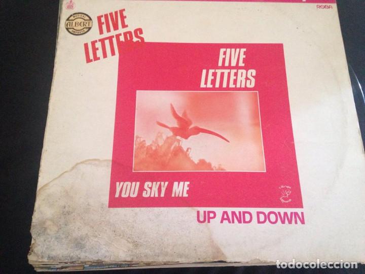 Discos de vinilo: Five Letters - You Sky Me / Up And Down ---synth - Foto 1