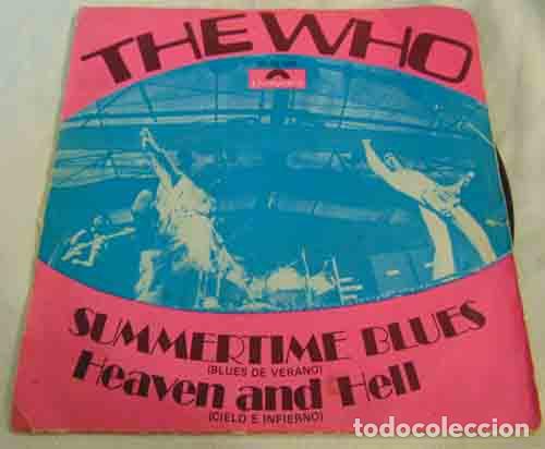 Discos de vinilo: The Who &ndash; Summertime Blues / HEAVEN AND HELL - SINGLE - Foto 2