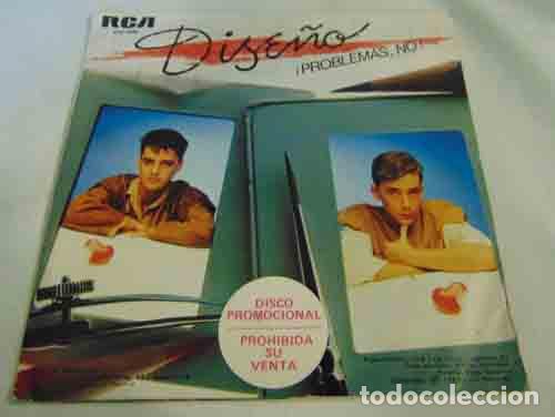 Discos de vinilo: DISE&Ntilde;O - PROBLEMAS NO - SINGLE PROMO - Foto 1